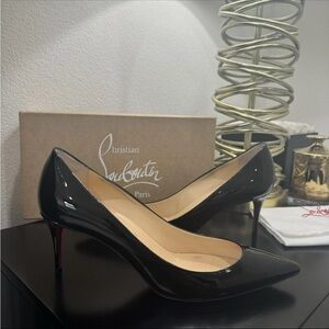 Christian Louboutin Kate 70 Patent Black 42